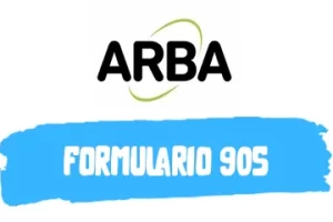 Descargar Formulario 905 para ARBA en PDF (2023)